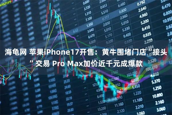 海龟网 苹果iPhone17开售：黄牛围堵门店“接头”交易 Pro Max加价近千元成爆款