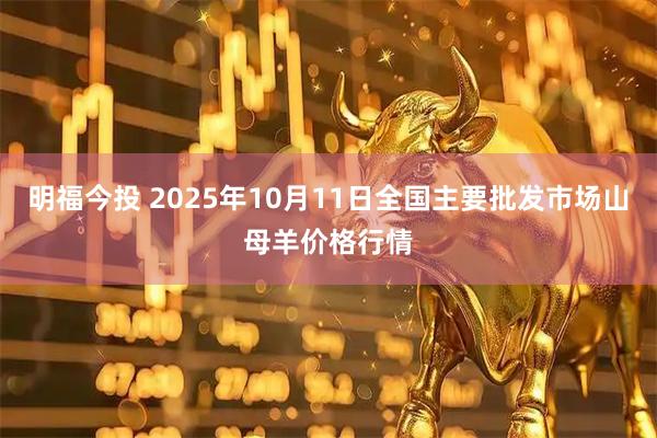 明福今投 2025年10月11日全国主要批发市场山母羊价格行情